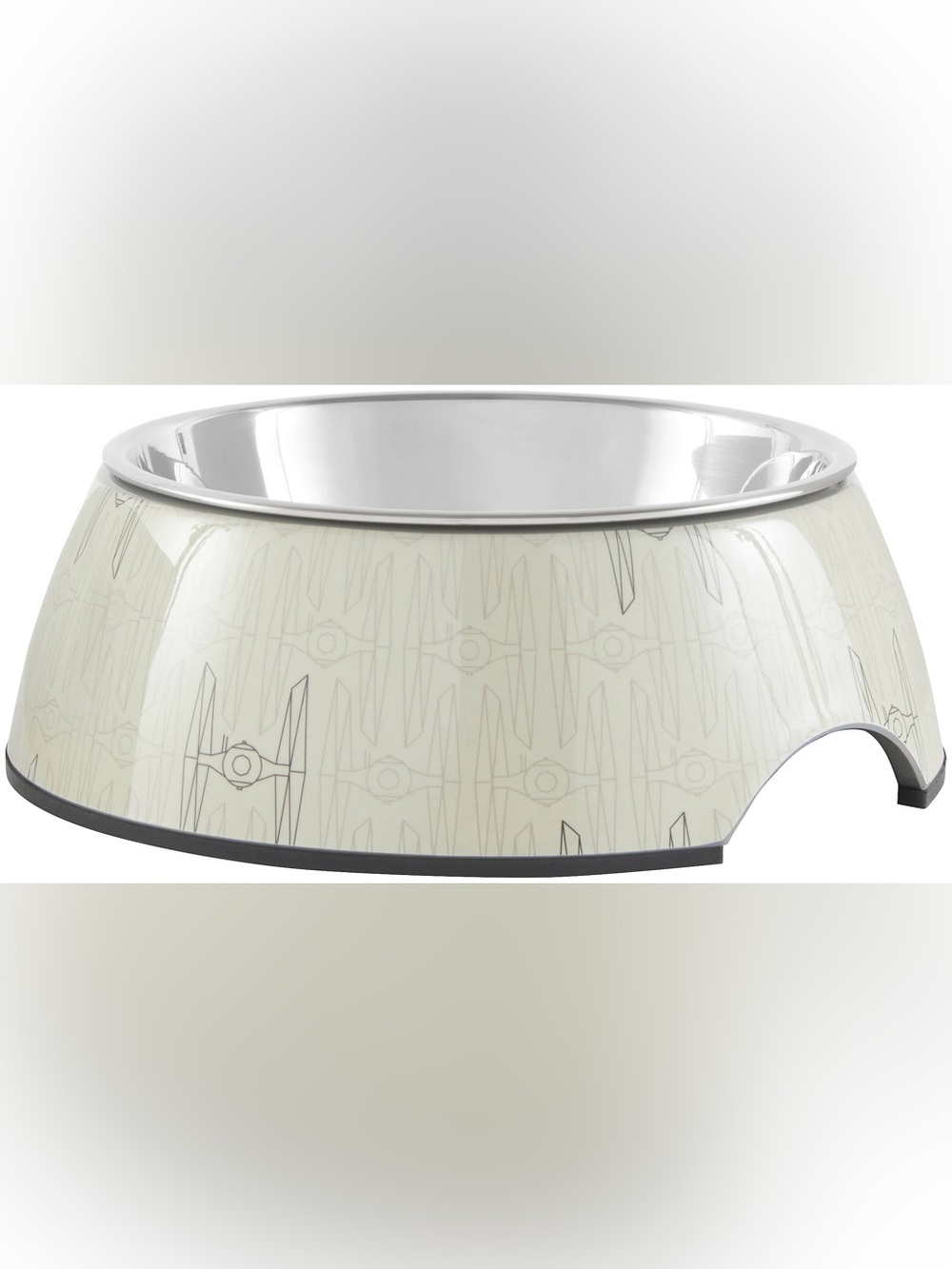 New STAR WARS TIE FIGHTER Melamine Stand Dog Bowl